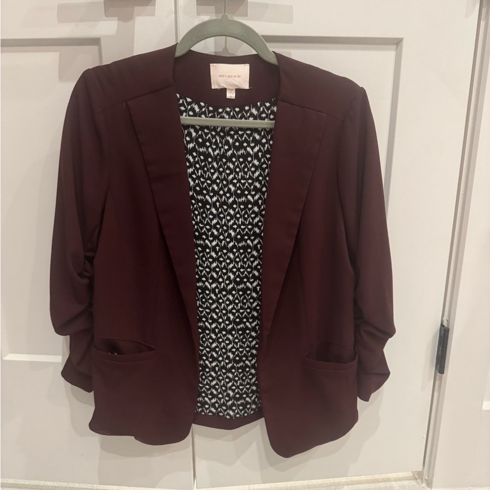 Maroon Blazer